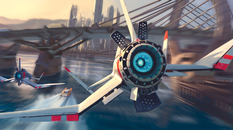 Illustration for article titled The awesome spaceship and vehicle concepts of Scott Robertson